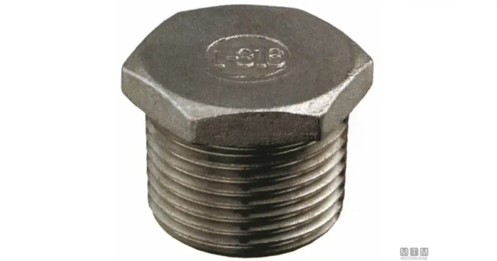 TAPPO A VITE 1" ACCIAIO INOX 316 Promozione Esclusiva