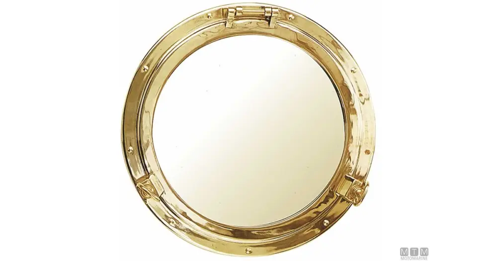 SPECCHIO OBLO D210MM OTTONE Compra Adesso