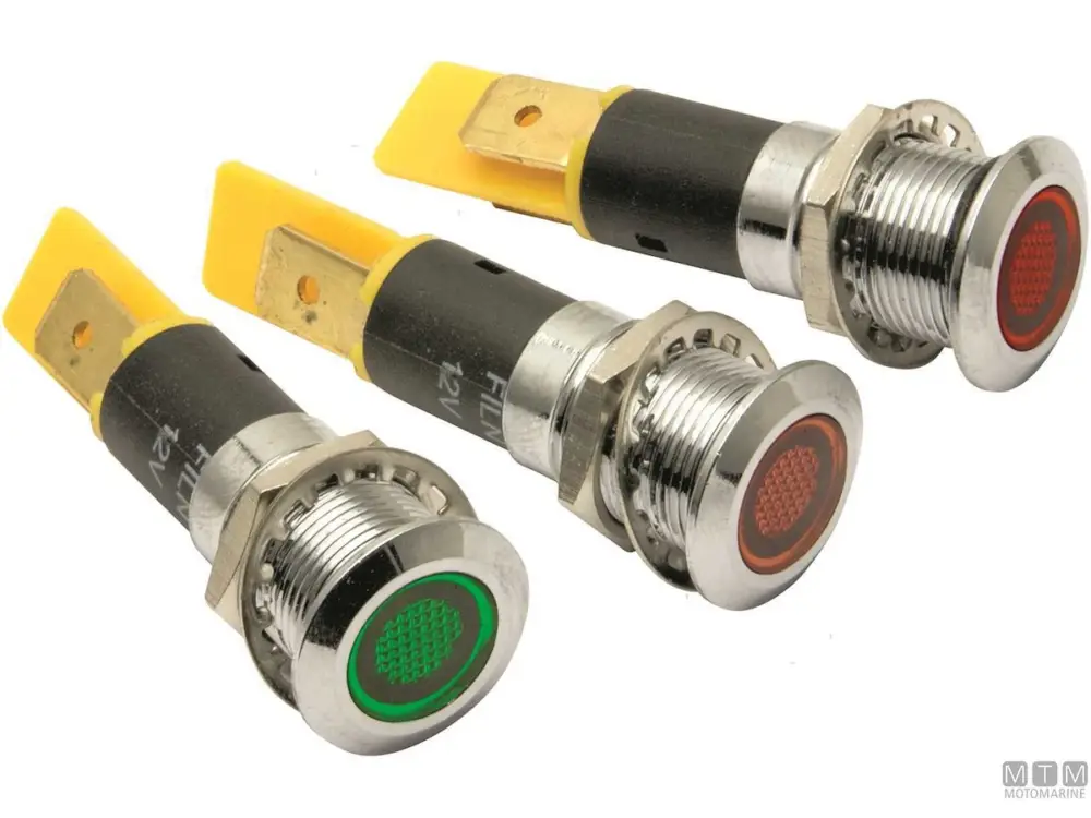 Prezzo Di Fabbrica SPIA LED ROSSA 12V D12MM
