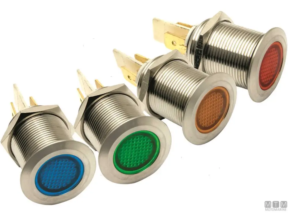 Pagamento Sicuro SPIA LED ROSSA 12V D19MM