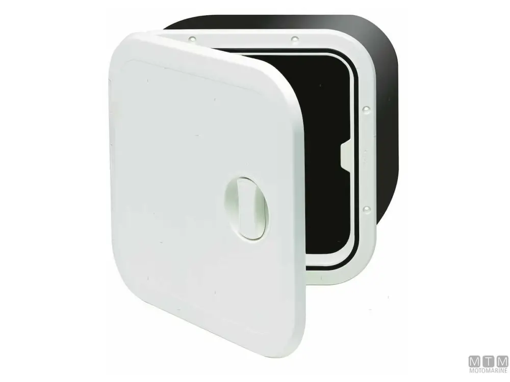 Spedito Oggi SPORTELLO IN ABS BIANCO 373X373MM CON BOX 250MM