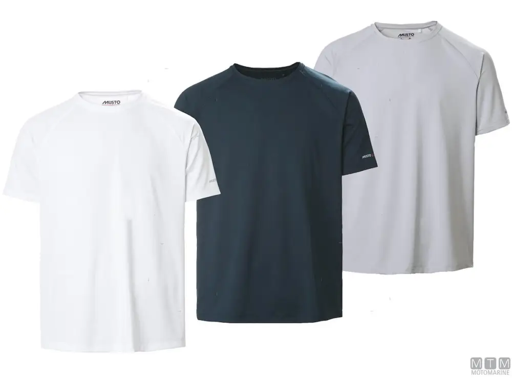 *T-SHIRT MUSTO EVO SUNBLOCK 598 BLU NAVY S Offerta Del Giorno