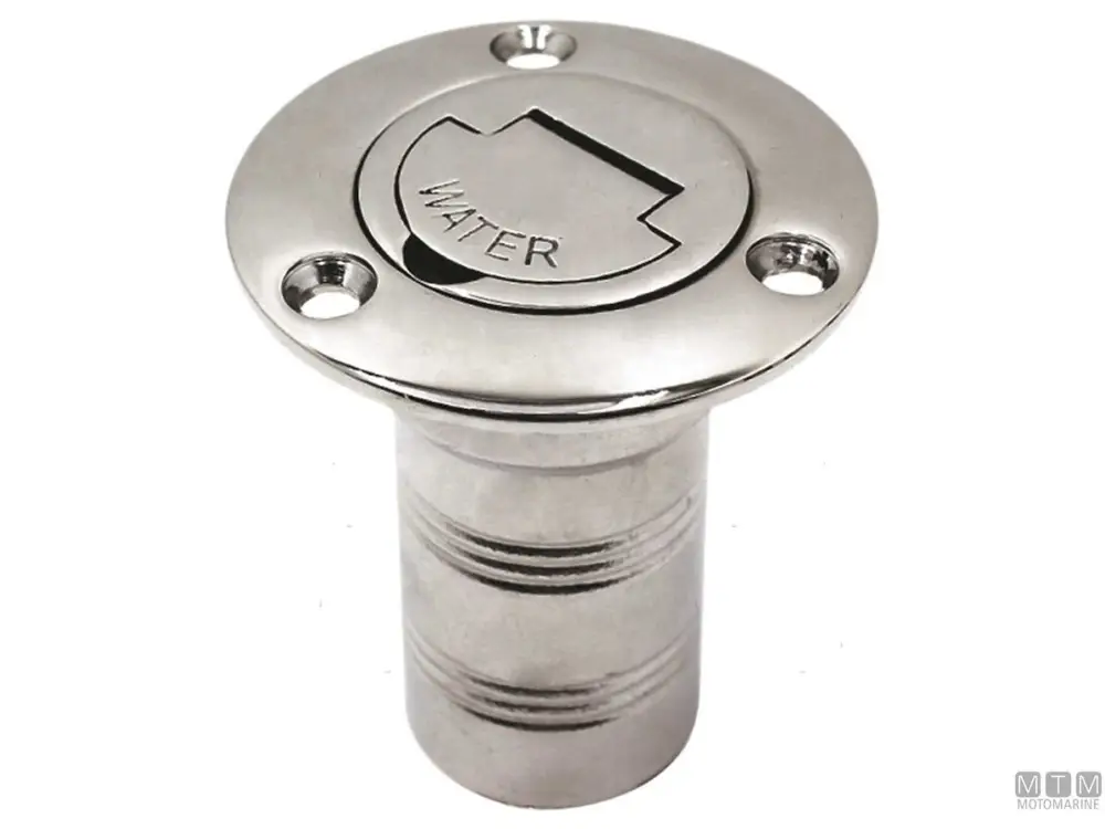 Nuovo Arrivo TAPPO COPERTA FLUSH 45 WATER D38MM IN ACCIAIO INOX