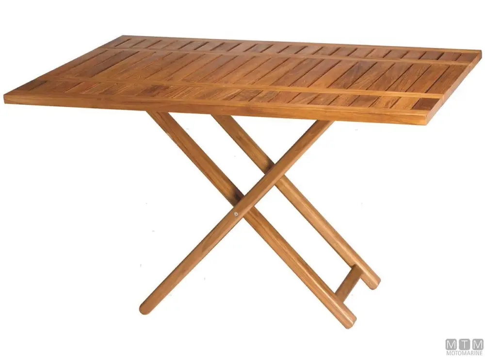 TAVOLINO REGOLABILE MB IN TEAK 120X40/80CM H75/60CM Soddisfatti O Rimborsati