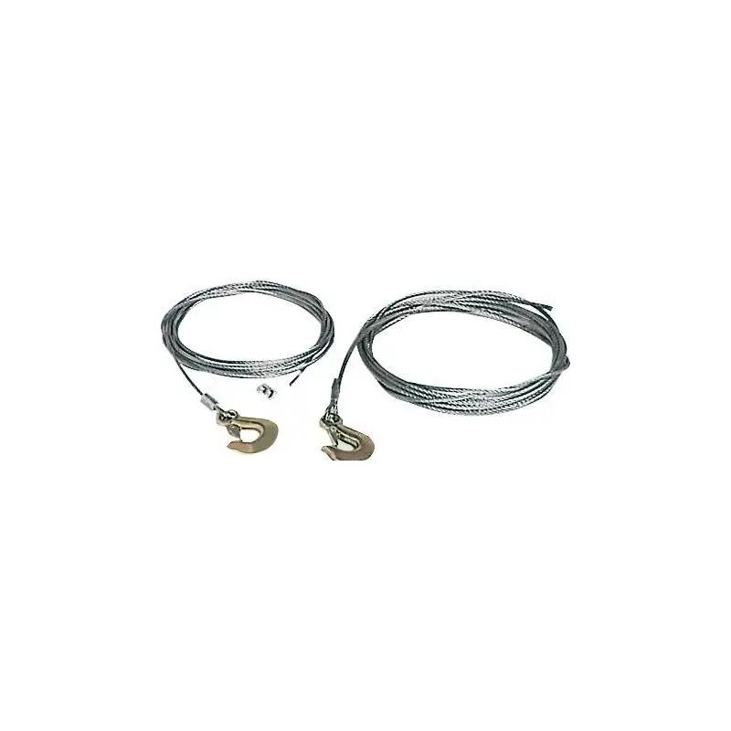 Cavo verricello Osculati in acciaio zincato 6 mm x 7,5 m con moschettone e fermo di fissaggio al tamburo - Resistente e flessibile per la nautica Offerta
