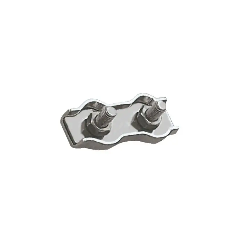 Morsetti Inox Doppi 6 mm per Cavi Nudi o Plastificati - Osculati, Ideali per Nautica e Vela Economico