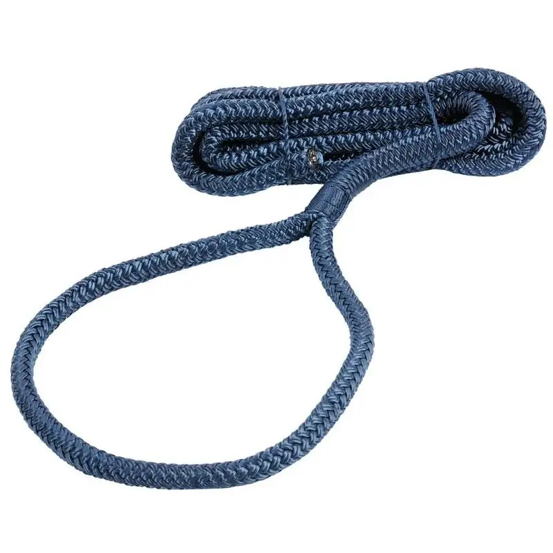 Cima per Parabordi Impiombata 2 m Blu Osculati - Doppia Treccia in Poliestere con Occhio Impiombato a Mano per Nautica Promo Stagionale