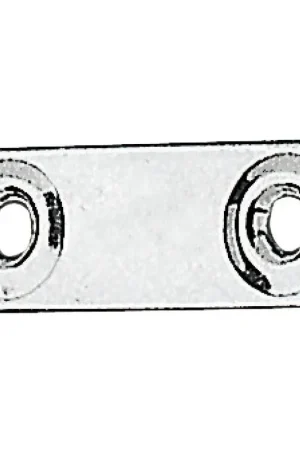 Piastrina Fissa per Cinghie 50x16 mm Viadana - Fissaggio Sicuro per Fascia a Murata o in Coperta Prezzo Basso