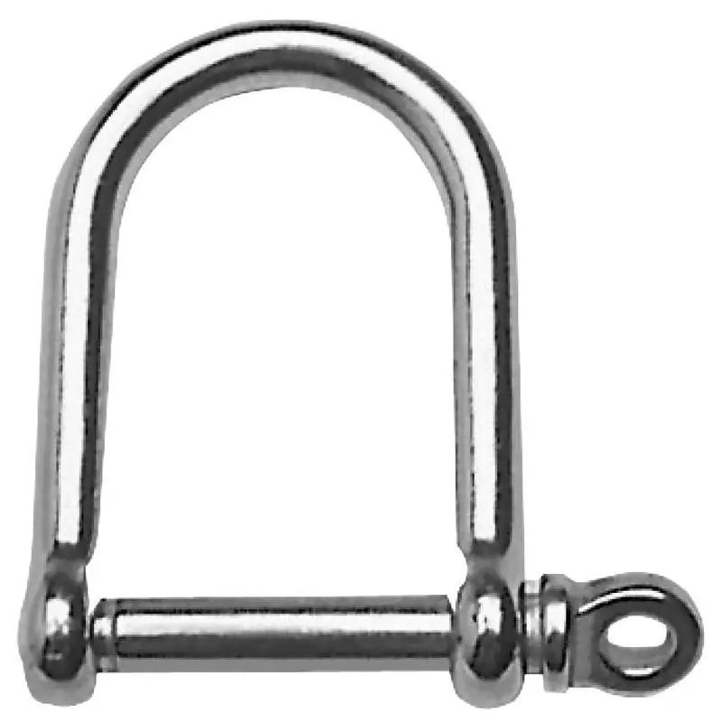 Professionale Grilli in Acciaio Inox AISI 316 a D Larga mm 12 Forgiati e Lucidati a Specchio per Nautica - Osculati