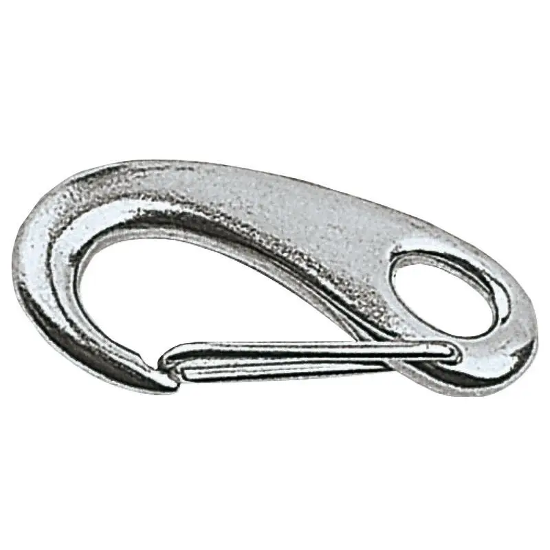 Moschettone Inox a Molla 50 mm Osculati in Acciaio Inox AISI 316 per Nautica e Vela - Moschettoni Inox di Alta Qualità Di Tendenza