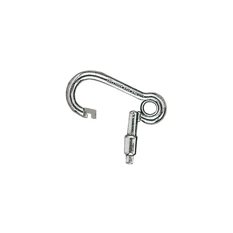 Moschettone Inox 100 mm Osculati con Apertura Esterna e Fermo a Pistone per Nautica e Vela - Elevata Sicurezza e Resistenza Più Venduto