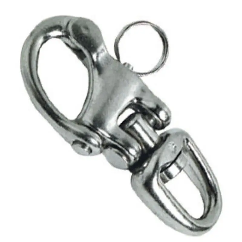 Spedizione Espresso Moschettone Inox Spinnaker 105 mm a Doppio Snodo con Occhio Girevole in Acciaio Inossidabile AISI 316 - Osculati per Vela e Nautica