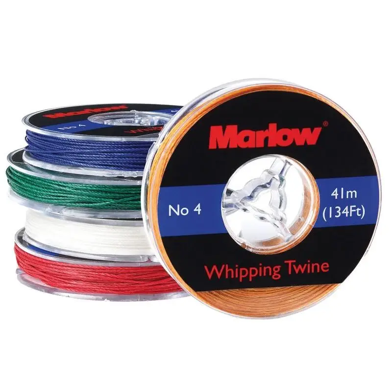 Filo cerato Marlow 0,3 mm per cucire vele e impiombare cime - Spolette in plastica per forniture nautiche Occasione