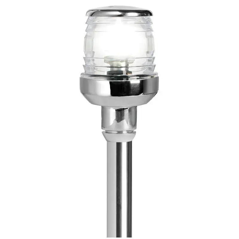 Asta e fanale inox a scatto Osculati per imbarcazioni fino a 20 m - Design innovativo con basetta in acciaio inox AISI 316 e contatti automatici Offerta Del Giorno