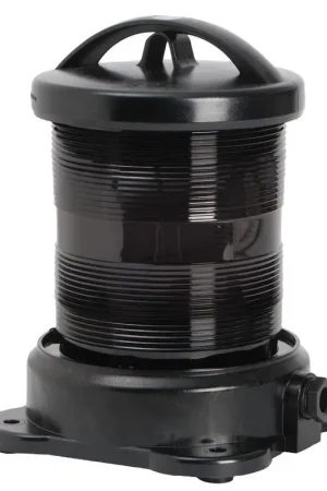 Direttamente Dal Produttore Fanale DHR Bianco 360° per Barche - Omologato Marina Mercantile in Policorbonato e Acciaio Inox con Lampadina a Filamento Verticale