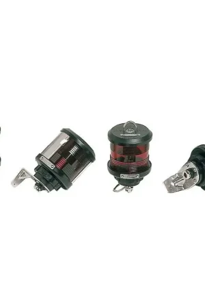 Ordina Subito Fanale DHR Verde 360° 25 W per Barche - Omologato per Marina Mercantile in Policarbonato Nero e Acciaio Inox con Lampadina a Filo Verticale