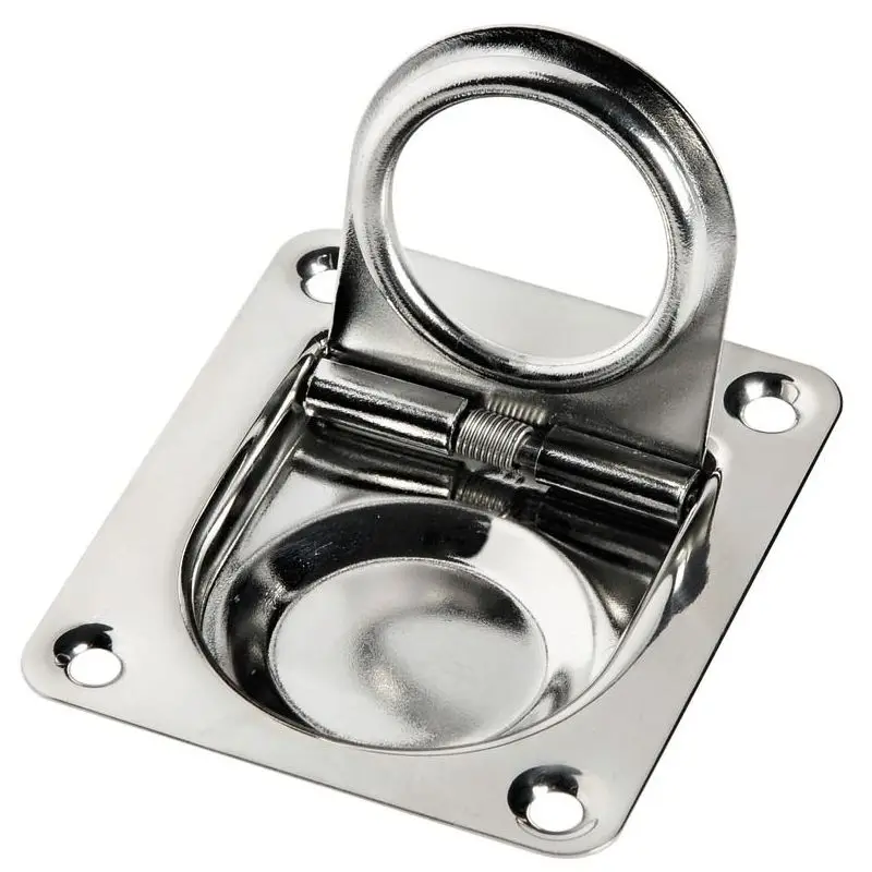 Alzapaglioli in Acciaio Inox 55x65 mm con Molla di Ritorno - Accessorio Nautico per Eliminare Vibrazioni e Migliorare Stabilità Barche Spedito Oggi