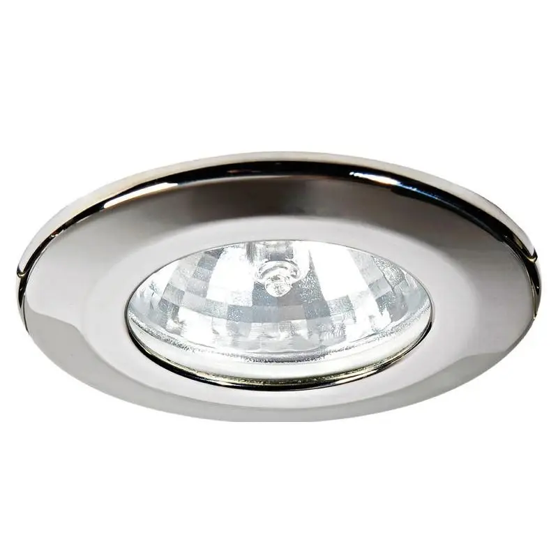 Plafoniera Nautica Asterope Lucida in Acciaio Inox con Lente in Vetro e Parabola Dicroica per Illuminazione Barche Compra Adesso