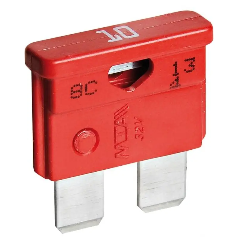 Economico Fusibile Lamellare 20 A - Assortimento Colori per Nautica e Vela, Max Tensione 32 V