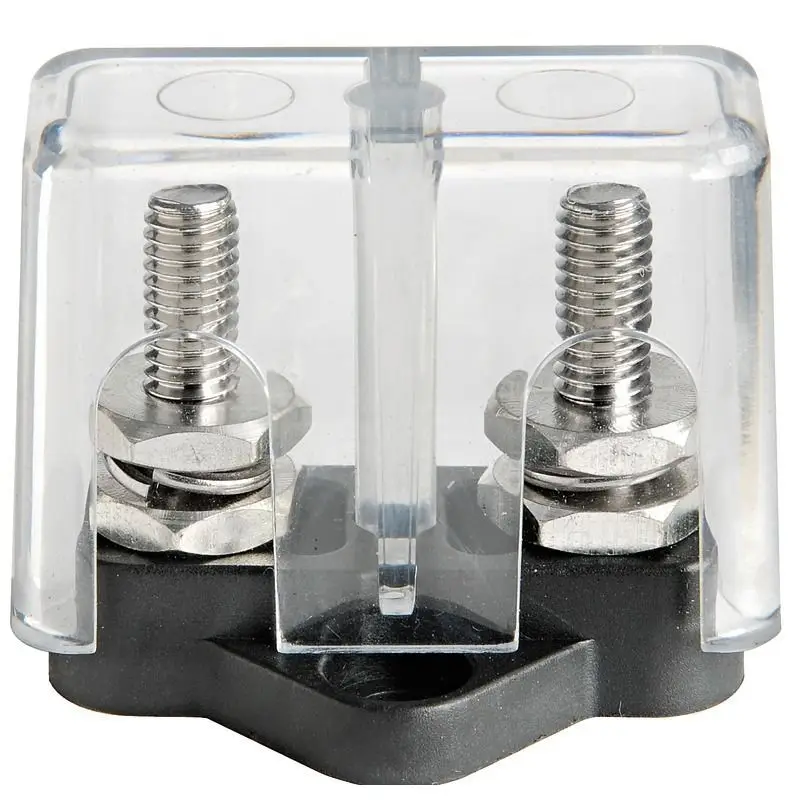 Scelto Dai Clienti Protezione per Nodo Derivazione Mini Alta Resistenza per Cavi Elettrici con Base in Nylon/Fibra Vetro e Perno in Acciaio Inox - Dadi in Ottone Cromato