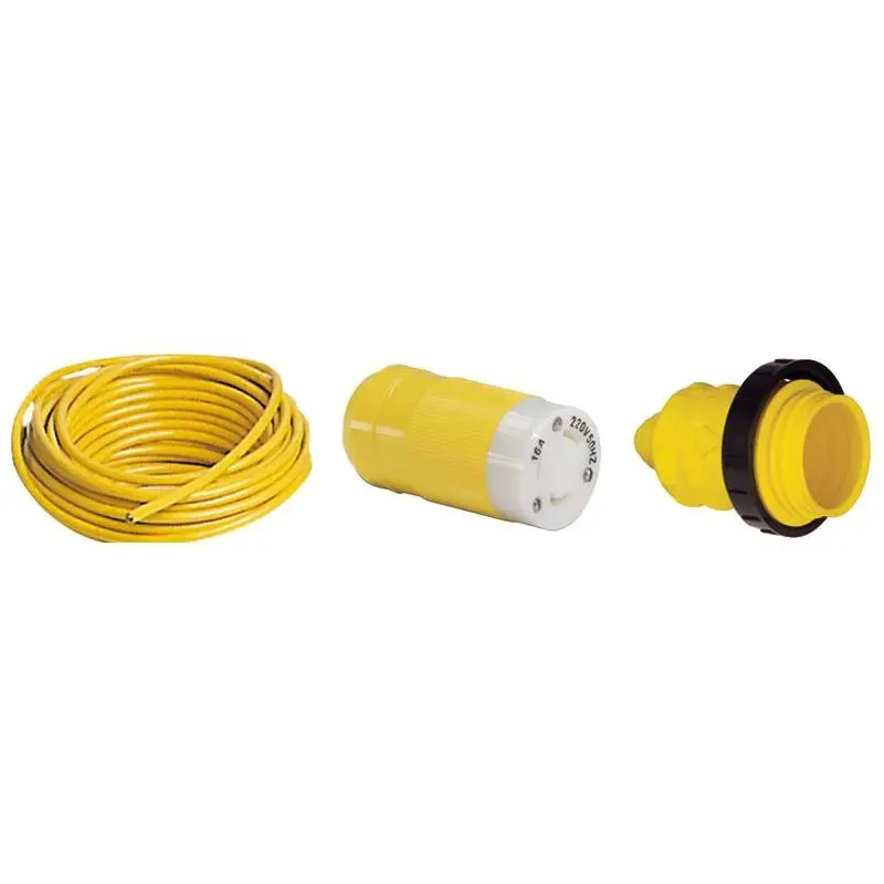 Esclusivo Cavo con spina 16 A 15 m Sea Water Resistant con Spine Marinco per Nautica