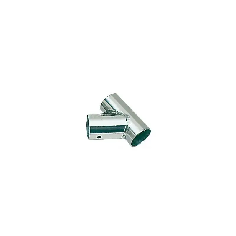 Raccordo Inox T 60° 25 mm per Barche - Basette Pulpito in Acciaio Inox AISI 316 Lucidato con Finizione a Specchio A Buon Prezzo