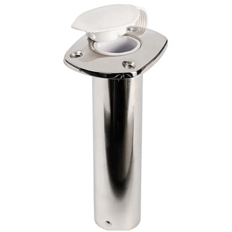 Acquista Ora Portacanne Incasso Verticale 42 mm in Acciaio Inox con Boccola in PVC e Cappuccio Stagno Incluso - Accessorio Nautico Essenziale