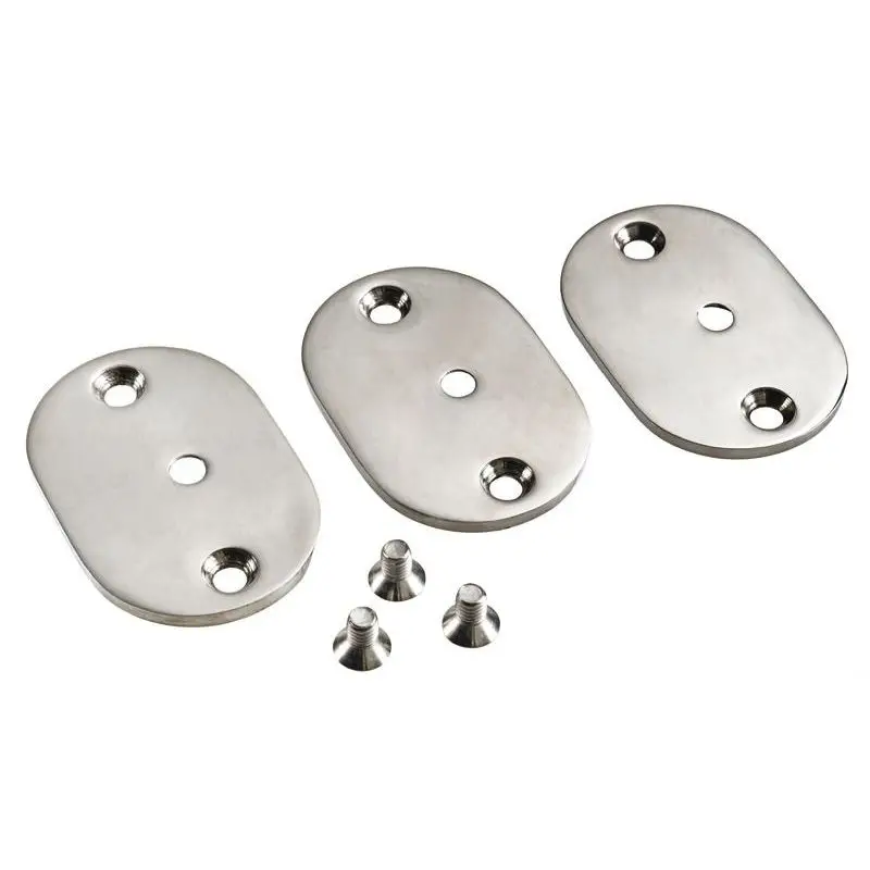 Kit 3 Piastre di Montaggio + Viti per Maniglioni Osculati - Accessori Nautici di Alta Qualità per Barche e Vela Spedito Oggi