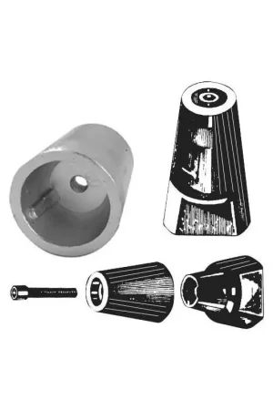 Ogive complete mm 25 con zinco intercambiabile - Tecnoseal per Vela e Nautica A Buon Prezzo