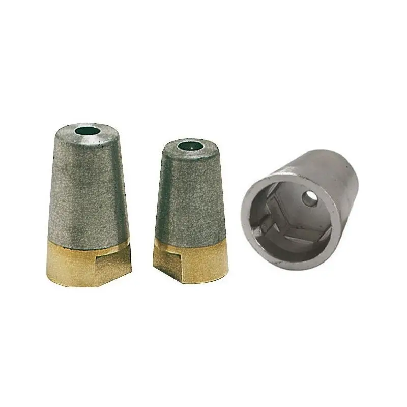 Dado e Anodo Radice 45 mm con Esagono Interno in Ottone - Tecnoseal per Barche e Vela Di Tendenza