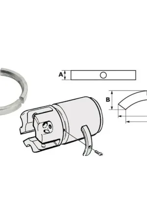 Vendita Finale Kit Anodi in Zinco per SailDrive VOLVO - 3 Pezzi Tecnoseal per Protezione Anticorrosiva Barche Nautica