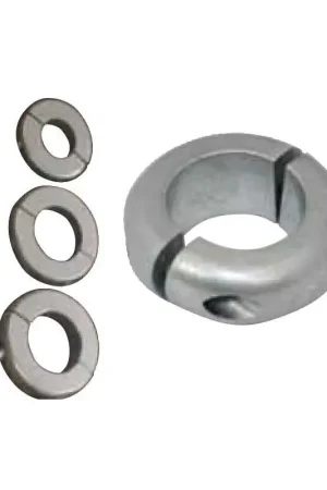 Affare Anodo Oliva Bassa mm 55 Tecnoseal per Barche a Vela - Completo di Perni e Dadi in Acciaio Inox per Spazi Ridotti
