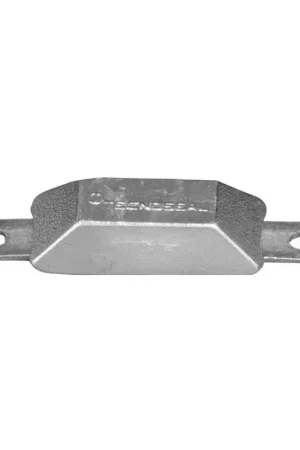 Spedizione Espresso Anodo Tecnoseal 125x46x23 mm in Ferro Zincato da Avvitare o Saldare con Sezione Prismatica Idrodinamica per Imbarcazioni