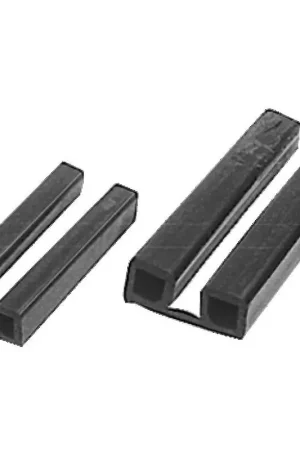 Spedizione Espresso Profilo Parabordi Nero 55 x 21 mm in PVC con Inserto Semirigido e Copriviti Bianco per Barche e Nautica - Tessilmare