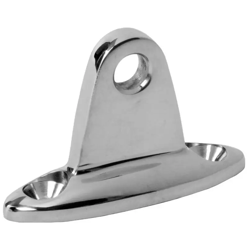 Sconto Raccordo per Tendalino Tubo 22/25 mm in Acciaio Inox AISI 316 Lucidato a Specchio - Perno/foro da 6 mm