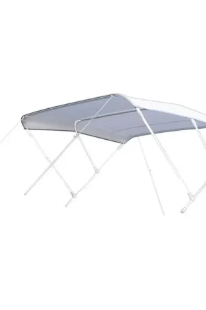Occasione Imperdibile Tendina Pieghevole Universale 185/215 cm in Alluminio e Tessuto Impermeabile per Barche e Nautica - Modello Compatibile con Snodi in Nylon e Custodia Inclusa