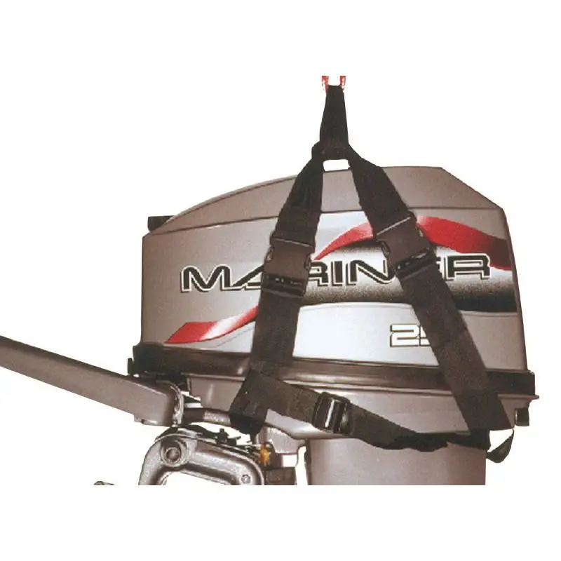 Popolare Imbragatura Fuoribordo Heavy Duty con Maniglia Superiore Universale - Perfetta per il Trasporto di Fuoribordo tra Pram e Pulpito di Poppa