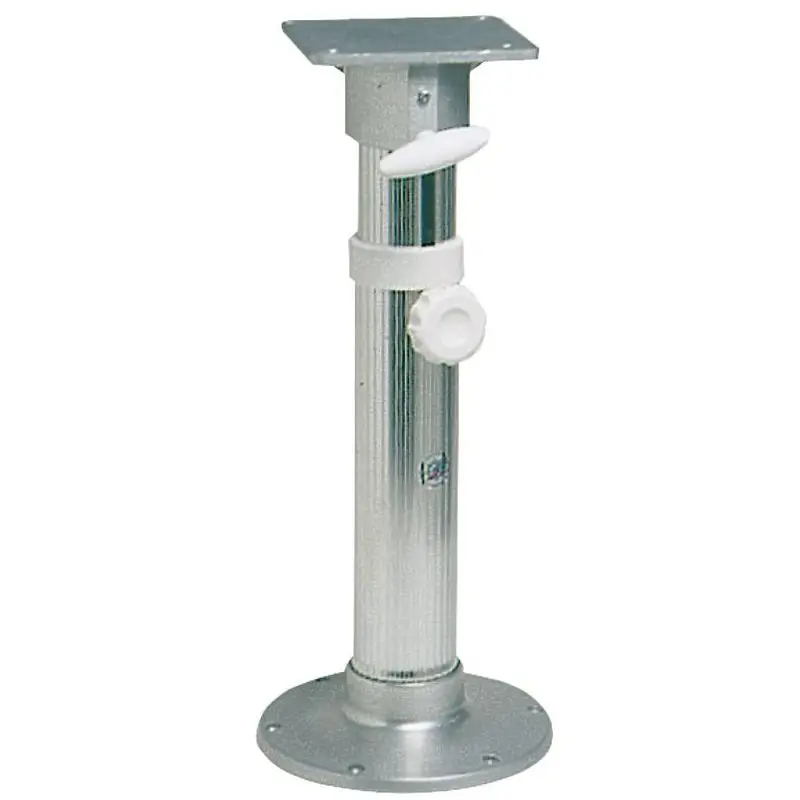 Offerta Lampo Supporto Sedile Nautico Regolabile 45-62 cm con Base Lucida e Anodizzazione a Specchio - Osculati
