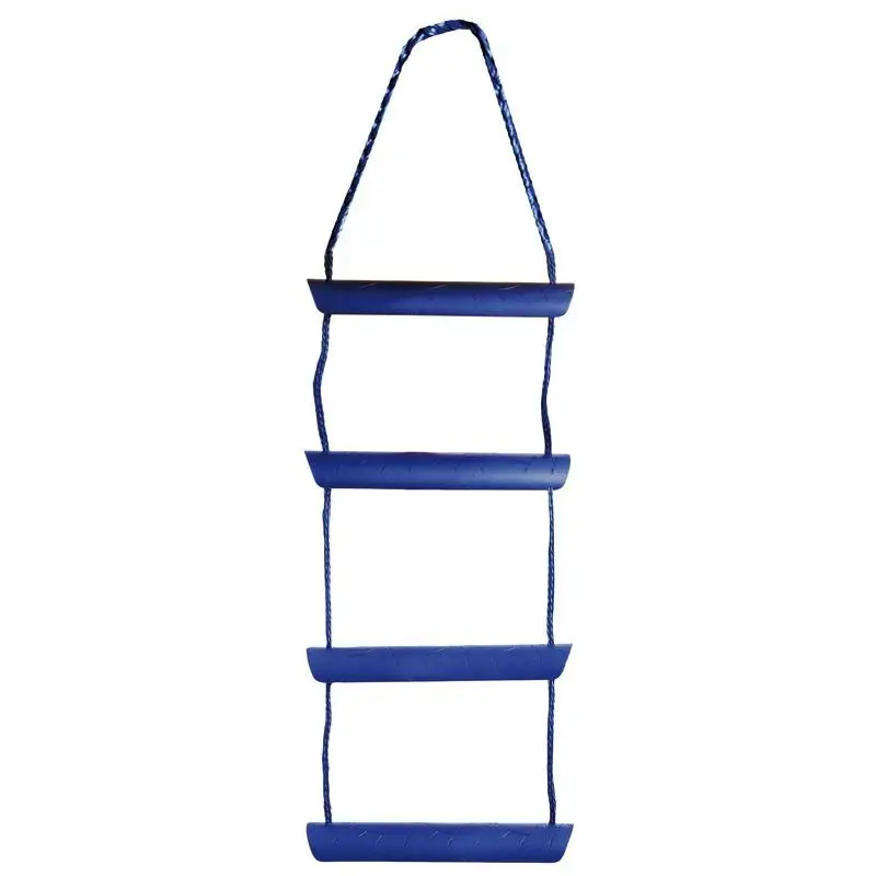 Scaletta Nautica con 3 Gradini in Corda di Nylon Blu e Gradini in Policarbonato per Barche Compra Online