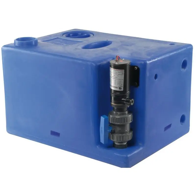 Serbatoio e Maceratore 12 V da 117 litri - Completo di Accessori e Pronto per l'Installazione, Compatibile con WC Elettrici e Manuali, Fabbricato secondo ISO 8099 Miglior Prezzo