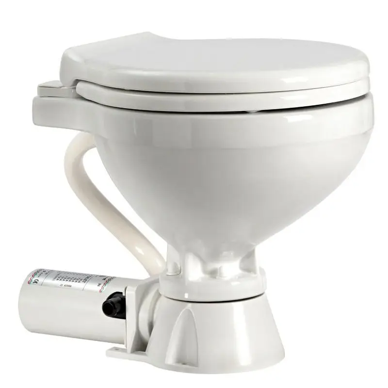 WC Elettrico 24V Osculati con Pompa Autoadescante in Bronzo, Maceratore Integrato e Raccordo Lavaggio Spray Nozzle per Nautica e Barche Compra Oggi Stesso