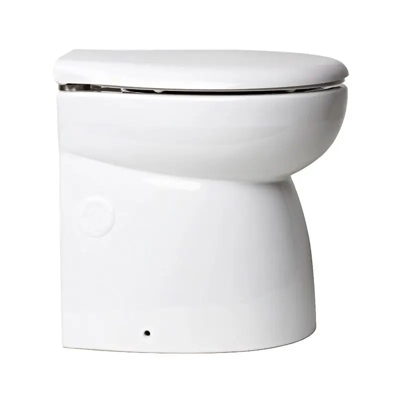 Prezzo Conveniente WC Elettrico in Porcellana 12V Alto con Pompa Autoadescante e Pannello di Comando Inclusi - Pulizia Efficiente con Raccordo Lavaggio Spray Nozzle
