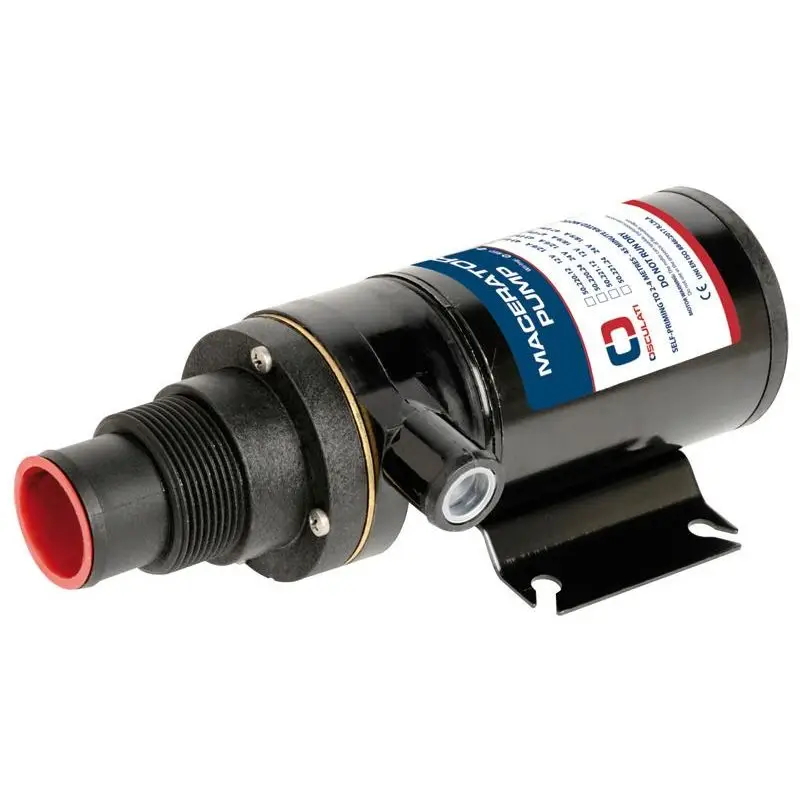 Prezzo Scontato Maceratore 12 V 43 l per nautica - Svuotamento serbatoi acque nere, bocca entrata 38 mm, uscita 25 mm, certificato CE EN ISO 8846.