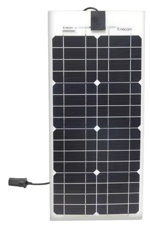 Offerta Pannello Solare Ultra Sottile e Flessibile Enecom 20 Wp con Celle Aerospaziali Alta Efficienza per Nautica e Vela - Dimensioni 620x272 mm