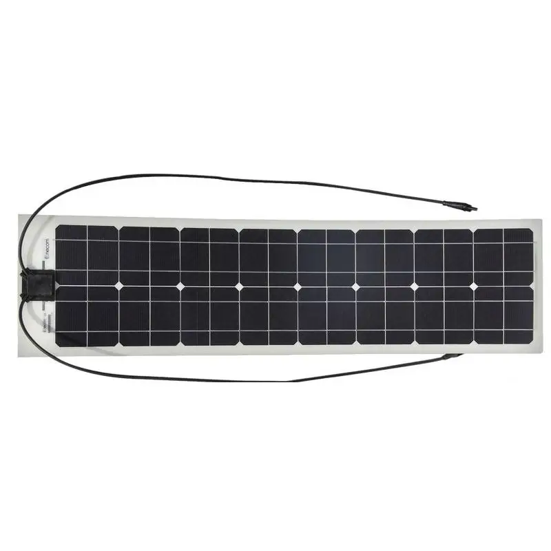 Economico Pannello Solare Enecom 45 Wp Ultra Sottile e Flessibile 1120 x 282 mm - Alta Efficienza Aerospaziale con Celle Sun Power
