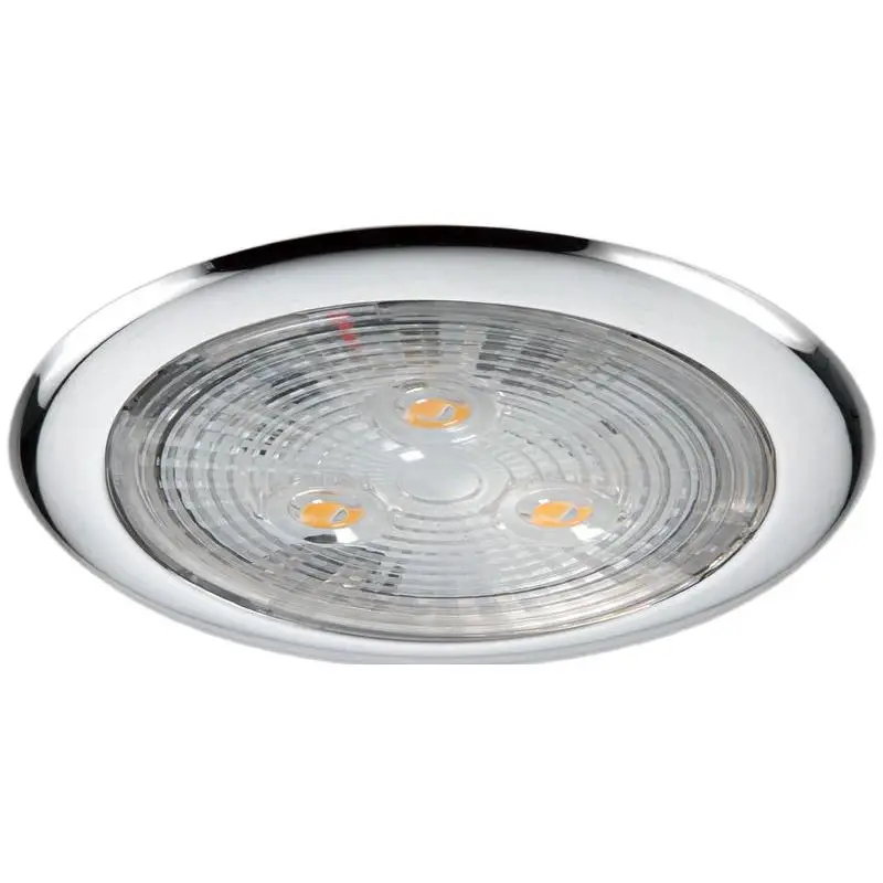 A Buon Prezzo Plafoniera 3 LED luce bianca in acciaio inox per imbarcazioni - Luce di alta qualità per interni e esterni marine