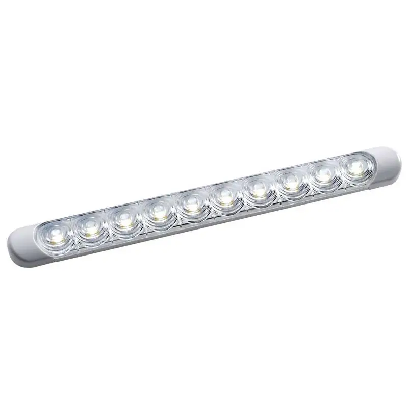 Plafoniera LED da Appoggio Bianca Alta Efficienza 230x24x11 mm per Barche a Vela e Ambienti Nautici - Illuminazione SMD-HD per Vani Motore, Bagni e Cucine Offerta