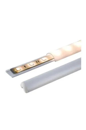 Popolare Profilo per Strisce LED 1000 mm con Copertura in Metacrilato Traslucido per Installazioni Nautiche e Domestiche - Ideale per Barche e Ambienti Domestici