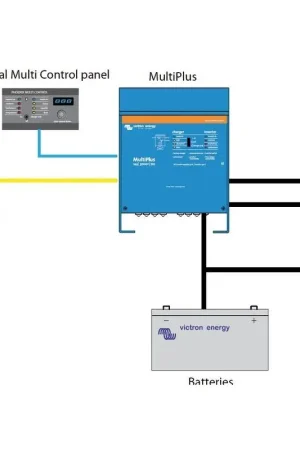 Direttamente Dal Produttore Sistema Victron Multiplus 1200 W - Inverter e Caricabatteria Sinusoidale per Nautica, Compatibile con Batterie al Litio, Funzione Parallelo e Trifase, Power Control e Power Assist.