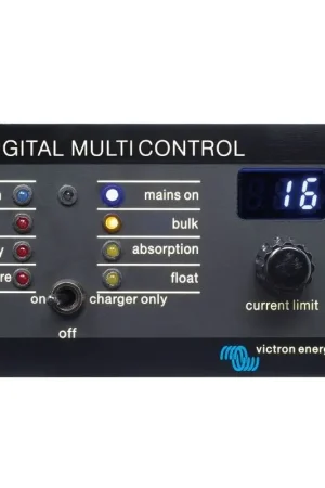 Spedizione Espresso Pannello Victron Digital Multicontrol - Sistema Inverter e Caricabatterie Avanzato per Navigazione Nautica con Tecnologia di Ricarica Adattabile e Supporto per Batterie al Litio
